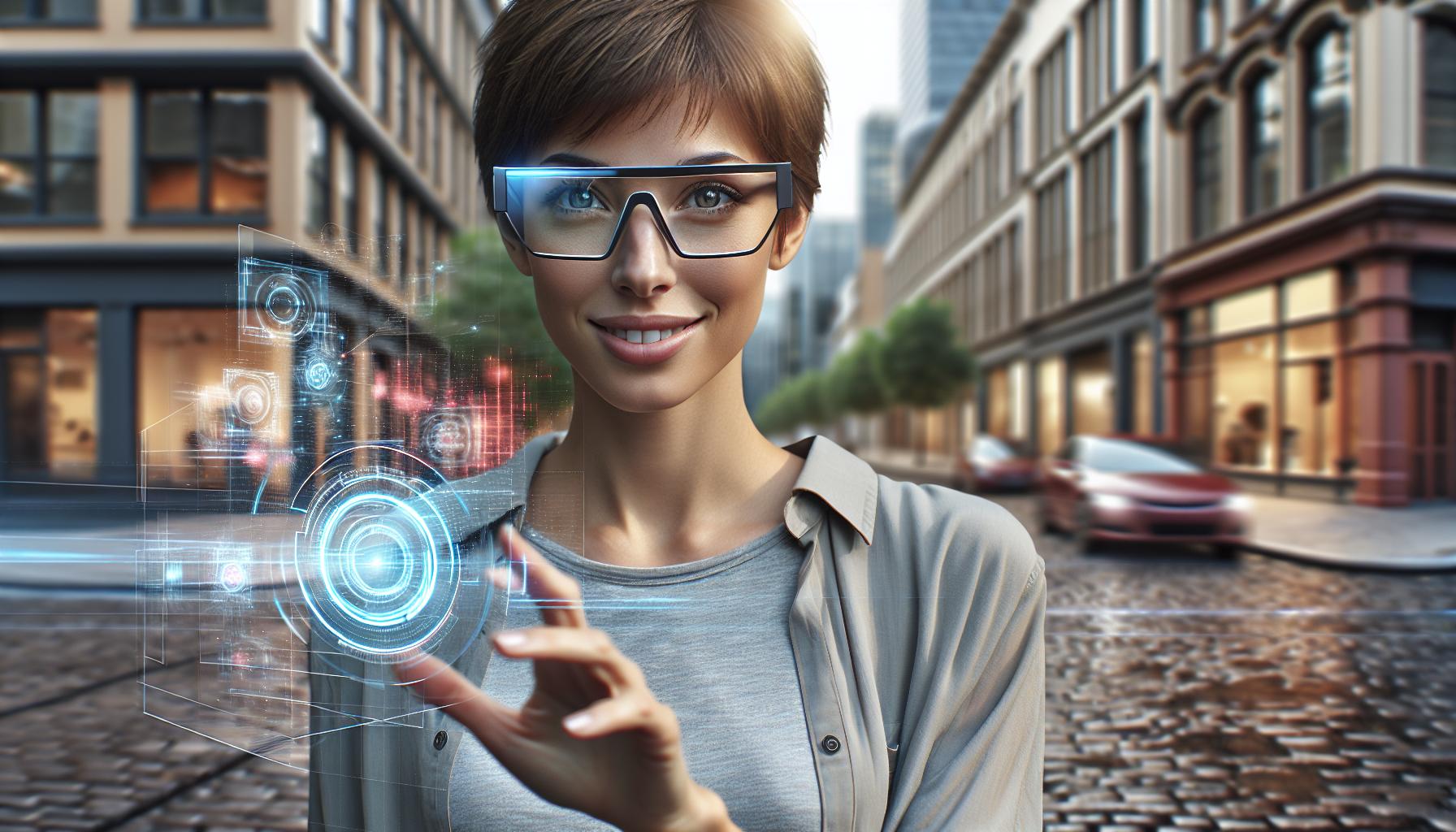 head augmented reality stepping down